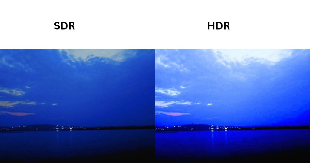 SDR vs HDR