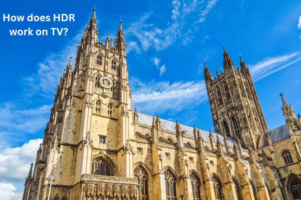 How does HDR work on TV