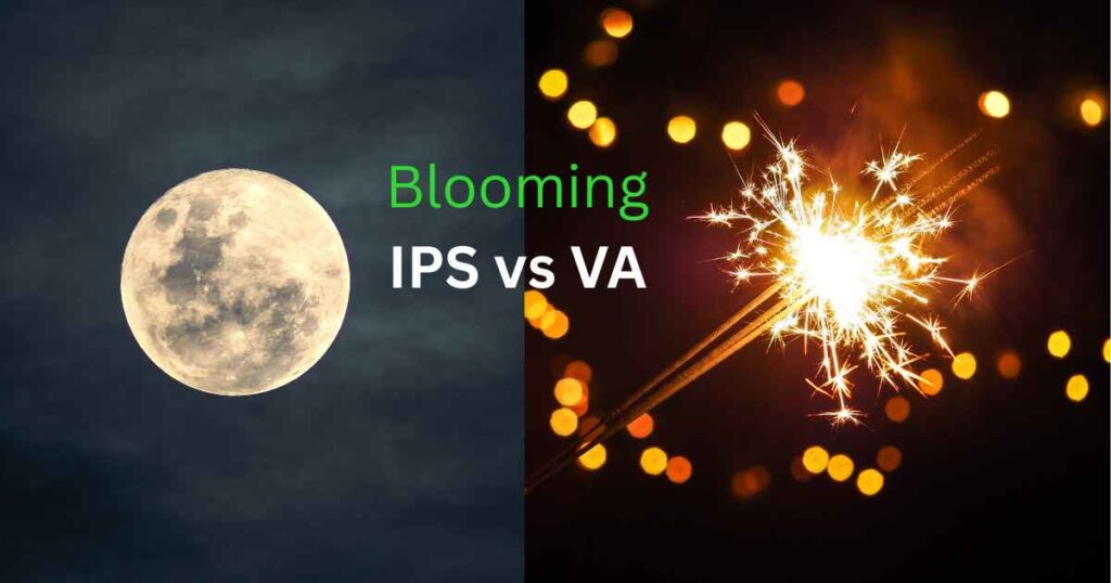 Blooming in IPS and VA panels