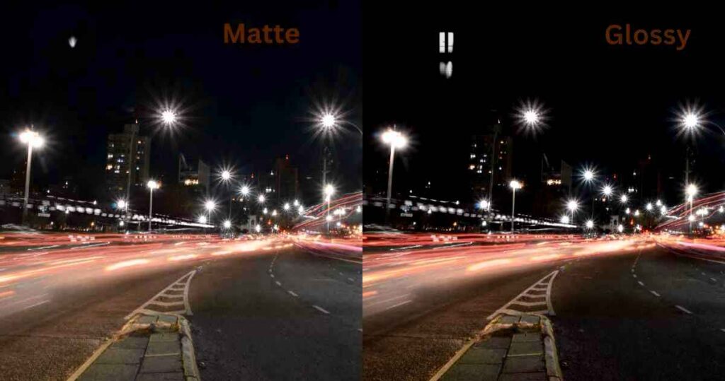 Glossy vs Matte OLED screens in bright environments 