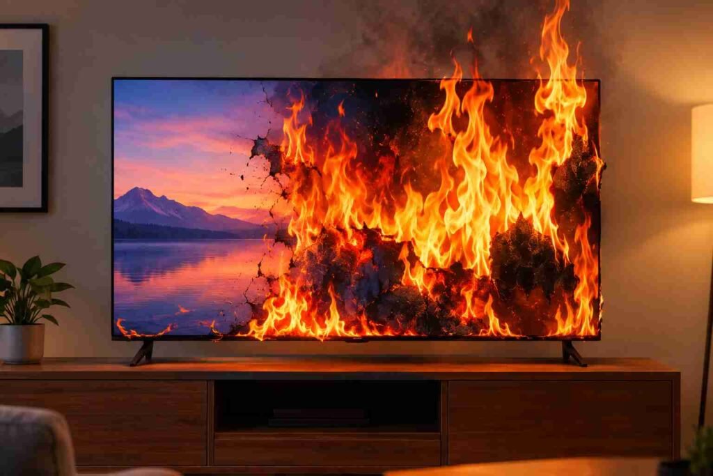OLED TV burn-in